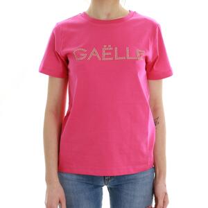 T-SHIRT LOGO GAELLE FUXIA
